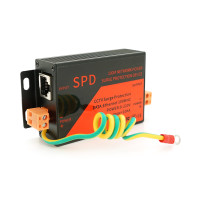 Грозозахист живлення + LAN 10 / 100M, 0-220V ( захист Вхід = 5KA, Макс = 10KA)