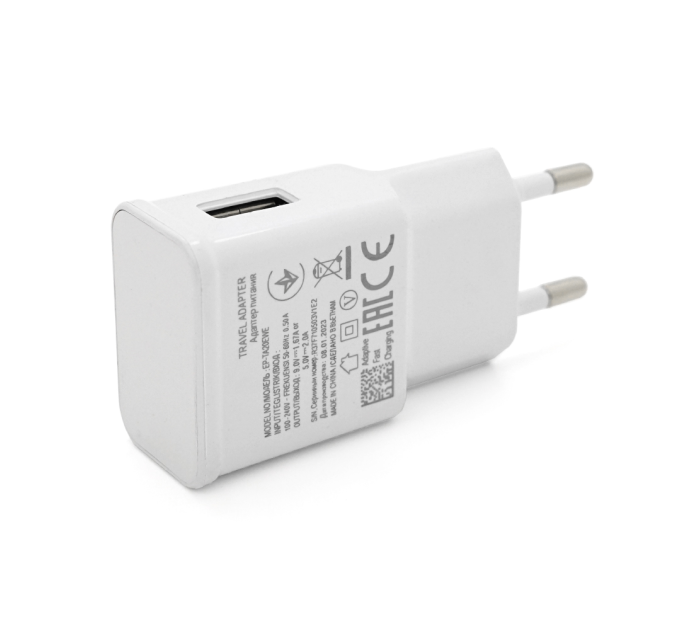 СЗУ 110-240V, 1xUSB, 5V / 2A, White, Blister-box