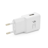СЗУ 110-240V, 1xUSB, 5V / 2A, White, Blister-box