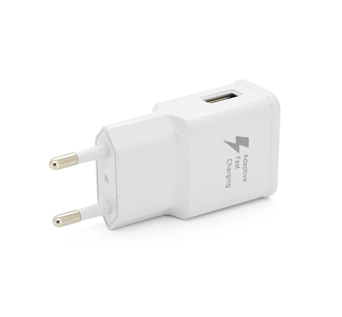 СЗУ 110-240V, 1xUSB, 5V / 2A, White, Blister-box