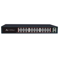 Комутатор Merlion MG1026 26 портів Ethernet 10 / 100 / 1000 Мбіт / сек. метал AC220V.