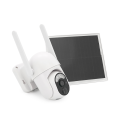 3 Мп 4G поворотна вулична відеокамера Voltronic, AI, Audio, Mic, PIR, Solar Panel 6W, SD, Battery 10400mA, UBox IPPTZ14325 2.8mm, 360°,IP67
