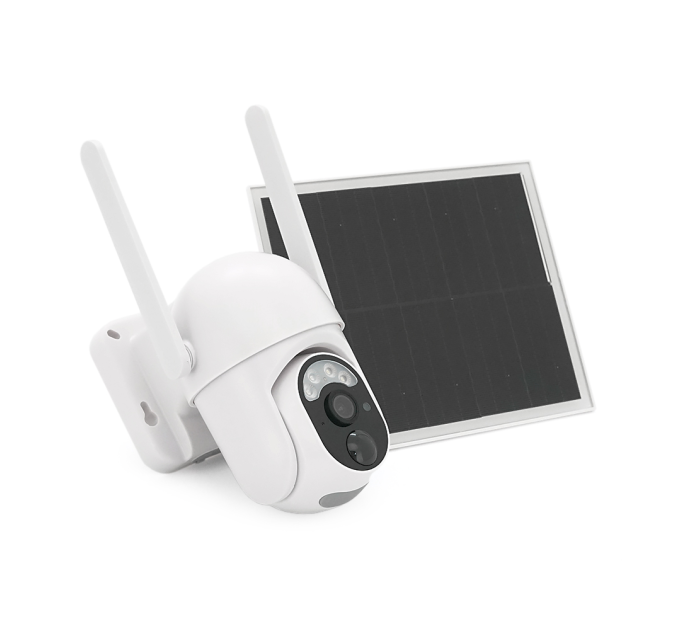 4 Мп 4G поворотна вулична PTZ відеокамера Voltronic , AI, Audio, Mic, PIR, Solar Panel 6W, SD, Battery 10400mA, UBox IPPTZ14425 2.8mm, 360°,IP67