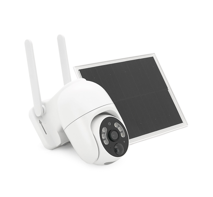 3 Мп 4G поворотна вулична PTZ відеокамера Voltronic, AI, Audio, Mic, PIR, Solar Panel 6W, SD, Battery 10400mA, UBox IPPTZ16325 2.8mm, 360°,IP67