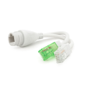 Розгалужувач RJ45 8P8C мама / 2 Х тата RJ45 для розгалуження кабелю, білий, 8см Q100