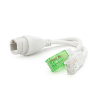 Розгалужувач RJ45 8P8C мама / 2 Х тата RJ45 для розгалуження кабелю, білий, 8см Q100