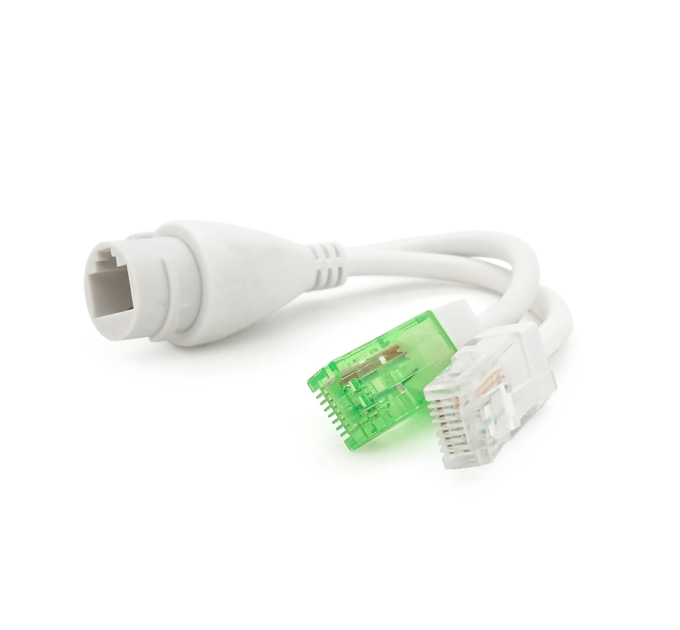 Розгалужувач RJ45 8P8C мама / 2 Х тата RJ45 для розгалуження кабелю, білий, 8см Q100