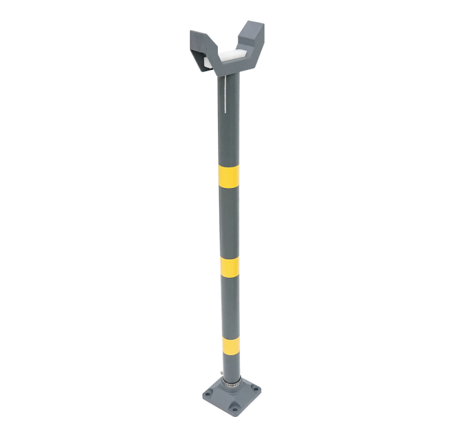 Шлагбаум BRAZZERS BR-115С, AC220, Двигун DC24 / 100W, довжина стріли 3,7-6м, вбудована радіо-дистанція 430,5MHz, 2 пульта, 480х660х720 мм, 39кг