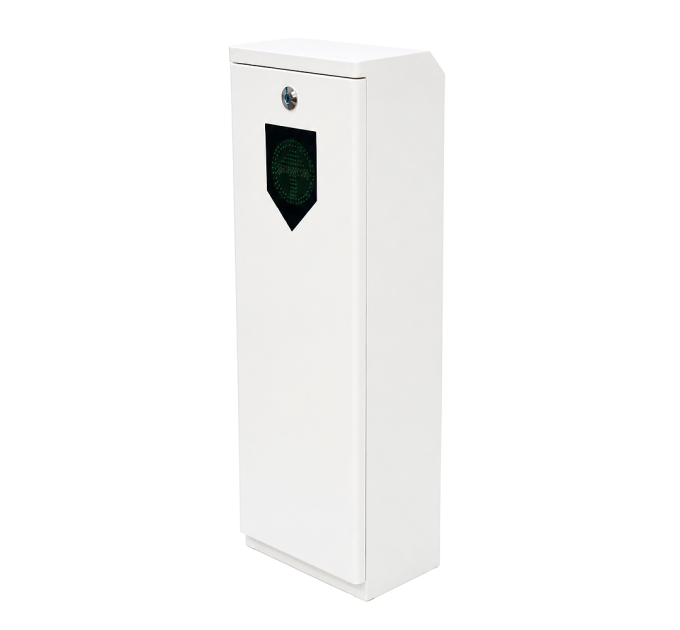 Шлагбаум BRAZZERS BR-115С, AC220, Двигун DC24 / 100W, довжина стріли 3,7-6м, вбудована радіо-дистанція 430,5MHz, 2 пульта, 480х660х720 мм, 39кг