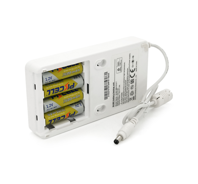 ДБЖ для роутера SborYT YT44793, 15W, Output: DC12V / 1,5A, 10400mAh(знімні 4(АА)*2600MAh), White, BOX