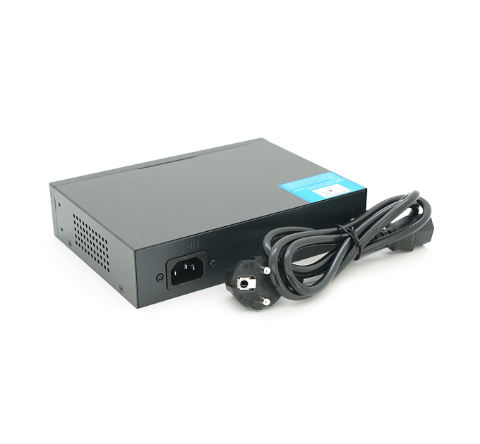 8-портовий керований PoE комутатор YOSO YO308G -120 з 6 портами POE 100Мбіт + 2 POE 1000Мбіт + 2 UP-Link 1000Мбіт + 1 SFP, 52V / 120W. APP-Amitres