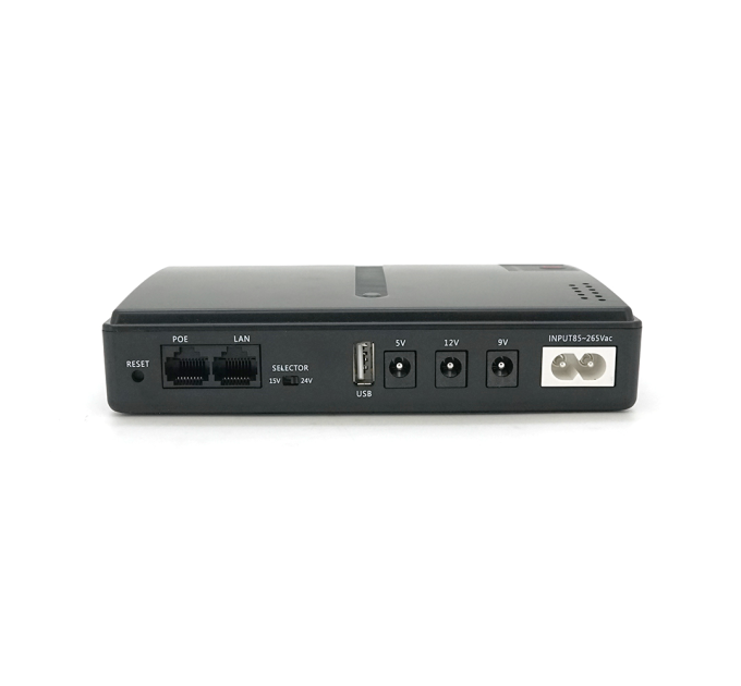ДБЖ UPS-18W DC1018P YT45103 для роутерів / комутаторів / PON / POE-430, 5 / / 9 / 12V, 1A, 10000MAh(знімні 4*2500MAh), Black, BOX
