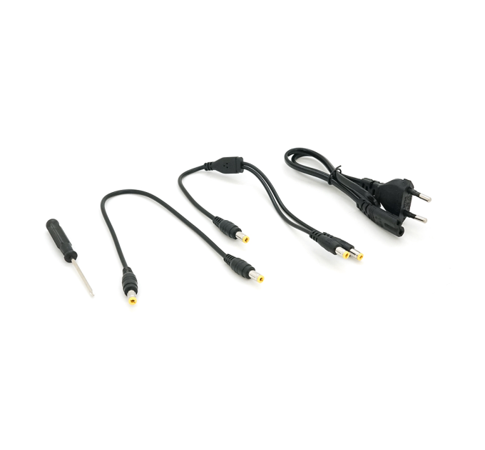 ДБЖ UPS-18W DC1018P YT45103 для роутерів / комутаторів / PON / POE-430, 5 / / 9 / 12V, 1A, 10000MAh(знімні 4*2500MAh), Black, BOX