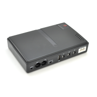 ДБЖ UPS-18W DC1018P YT45454 для роутерів / комутаторів / PON / POE-430, 5 / / 9 / 12V, 1A, 12800MAh(знімні 4*3200MAh), Black, BOX