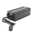 Зарядний пристрій для акумуляторів LiFePO4 48V(58.4V), 16S, 15A, регульований струм, LCD дисплей