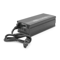 Зарядний пристрій для акумуляторів LiFePO4 48V(58.4V), 16S, 25A, регульований струм, LCD дисплей