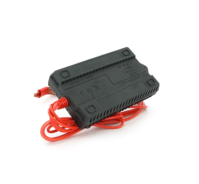 Портативний HUB ZS-09 / 2 із крокодилами на 10*USB2.0 (3A-5А), led, живлення 12В, Black, Box