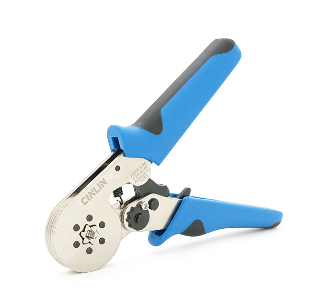 Крімпер CINLINELE HCS8 6-6 для обтиску кабельного накінечника, 0.25-6mm2, Blue