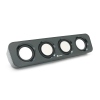 Колонки 2.0 Kisonli i-680, для ПК і ноутбука, USB + 3.5mm, 2x3W, 20Hz- 20KHz, Black, BOX, Q40