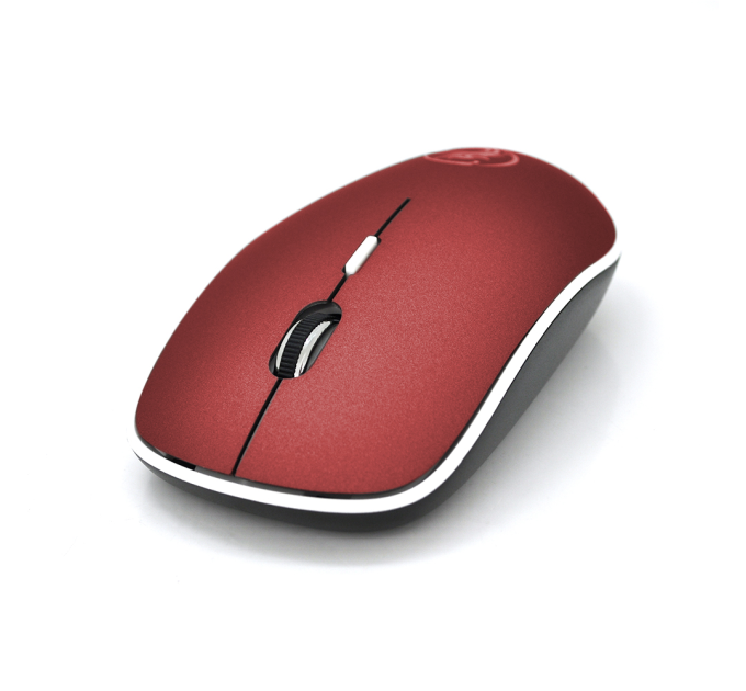 Миша бездротова iMICE G-1600, 4 кнопки, 800 / 1200 / 1600 DPI, 2.4Ghz 10м, Windows xp / Vista / Win7 / 8 / 10 Mac OS X, 1*AA, Red, COLOR BOX, Q100