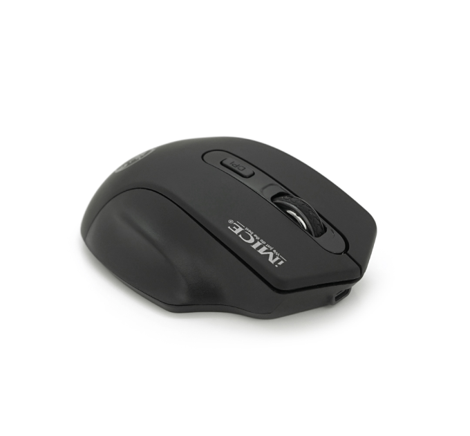 Миша бездротова iMICE G-1800, 4 кнопки, 800 / 1200 / 1600 DPI, 2.4Ghz 10м, Windows XP / Vista / Win7 / 8 / 10 Mac OS X, Rechargeable, Black, COLOR BOX