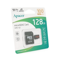 Карта пам'яті Apacer microSDHC 128GB Class 10 V10 A1 R100MB / s Карта пам'яті Apacer microSDHC 128GB Class 10 V10 A1 R100MB / s