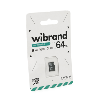 Карта пам'яті Wibrand microSDHC Class 10 UHS-I, 64GB Карта пам'яті Wibrand microSDHC Class 10 UHS-I, 64GB