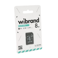 Карта пам'яті Wibrand microSDHC Class 10 UHS-I, 8GB Карта пам'яті Wibrand microSDHC Class 10 UHS-I, 8GB