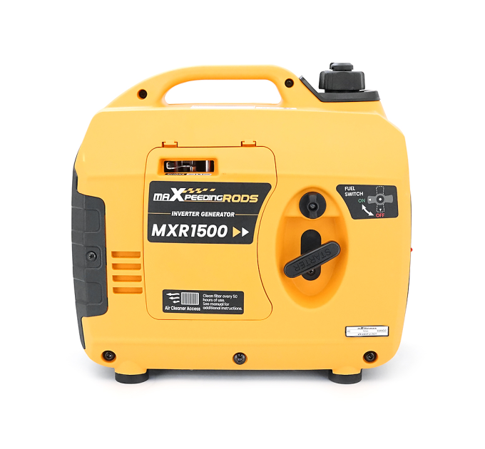 Генератор інверторний Бензиновий MXR1500 (1 kW), однофазний, 220V, 50Hz, об'єм бака 2,4л, ручний запуск