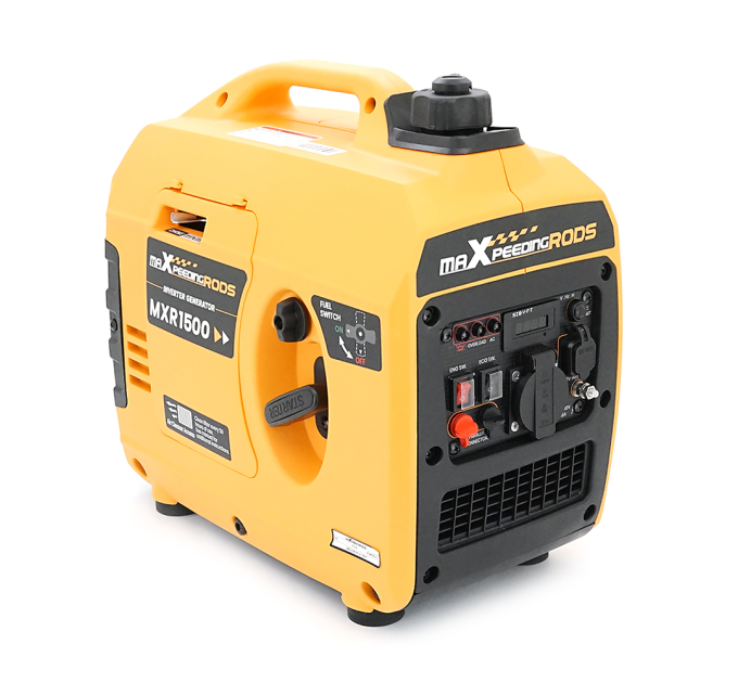 Генератор інверторний Бензиновий MXR1500 (1 kW), однофазний, 220V, 50Hz, об'єм бака 2,4л, ручний запуск