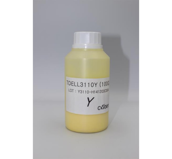 Тонер HANP Xerox 6180, Yellow, 100г/банка, TDELL3110Y-1