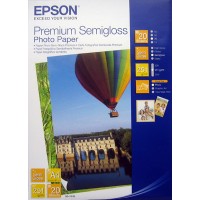 Фотопапір Premium Semigloss А4, 20 арк Epson (C13S041332)