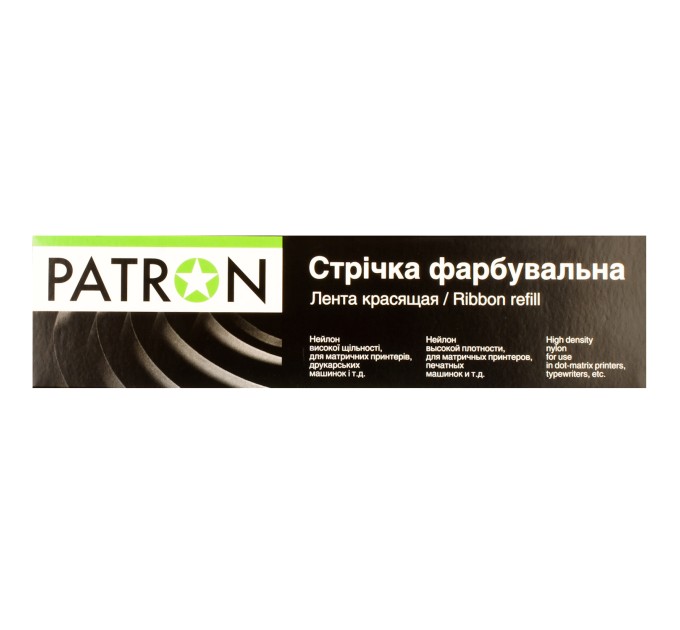Стрічка для матричних картриджів 12,7 ммx50 м, лівий мебіус, HD Patron