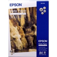 Фотопапір Matte Paper-Heavyweight A4, 50 арк Epson (C13S041256)
