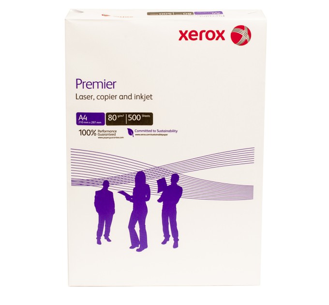 Папір офісний А4, 80 г/м2, 500 арк, Клас А, Premier Xerox (003R91720/003R98760)