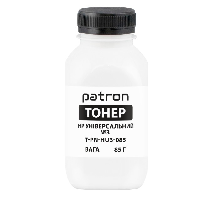 Тонер HP універсальний №3 флакон, 85 г Patron (PN-HU3-085)