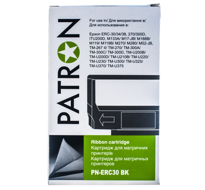 Картридж сумісний Epson ERC-30 чорний Patron (PN-ERC30 BK)