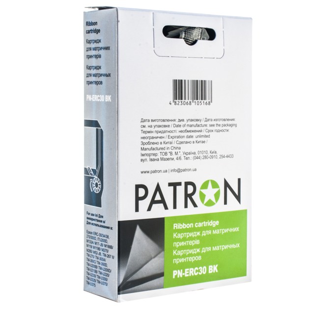 Картридж сумісний Epson ERC-30 чорний Patron (PN-ERC30 BK)