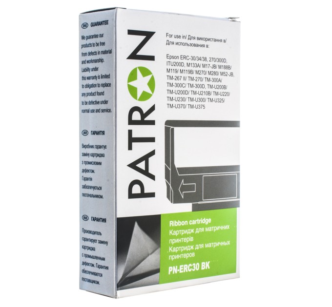 Картридж сумісний Epson ERC-30 чорний Patron (PN-ERC30 BK)