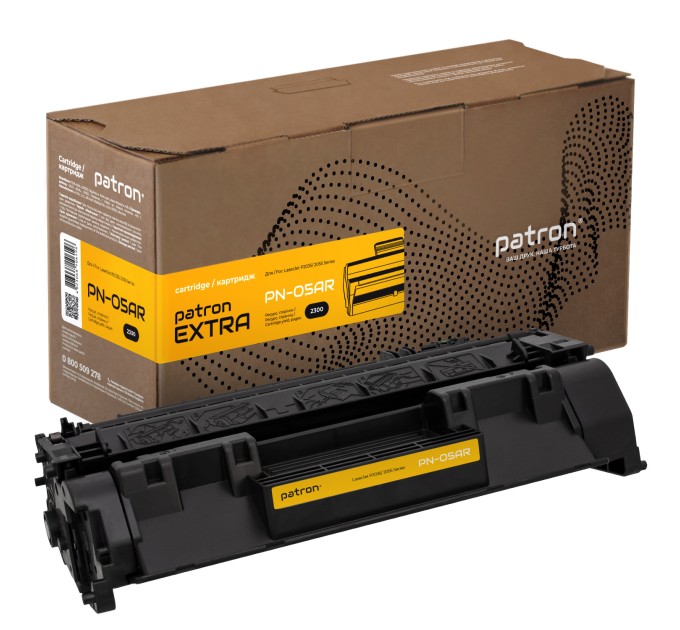 Картридж сумісний HP 05A (CE505A) Extra Patron (PN-05AR)