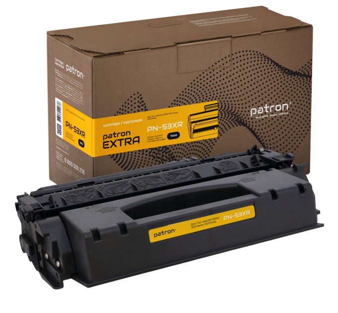 Картридж сумісний HP 53X (Q7553X) Extra Patron (PN-53XR)