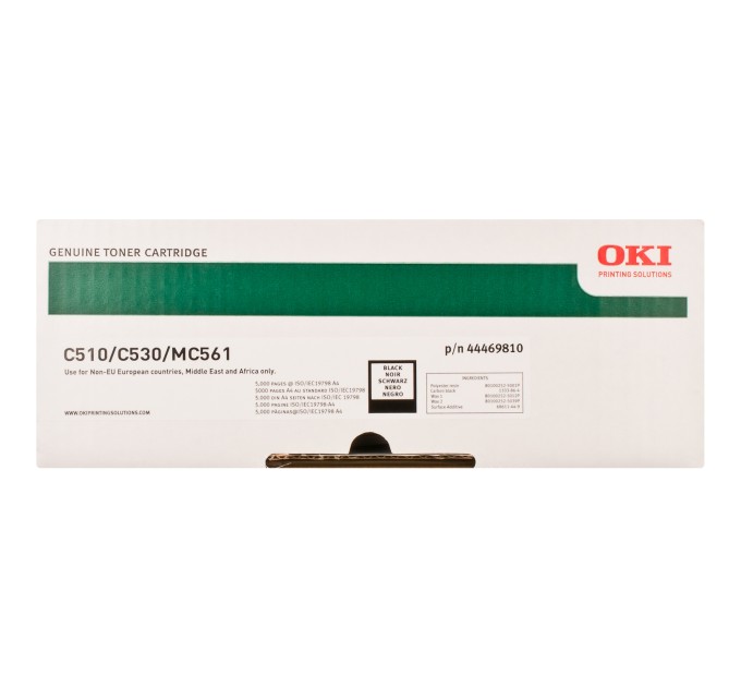 Тонер-картридж C510 NEU чорний Oki (44469810)