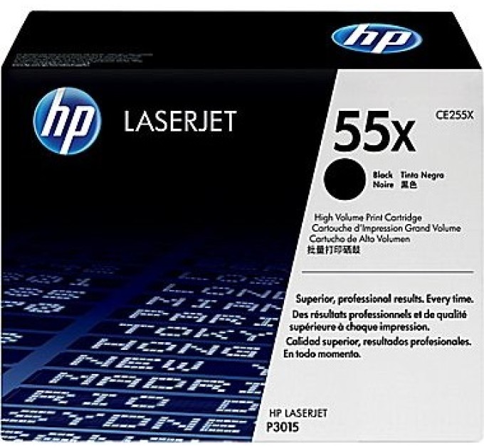 Картридж 55X чорний HP (CE255X)