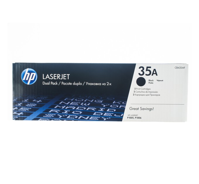 Картридж 35A чорний HP (CB435AD/CB435AF)