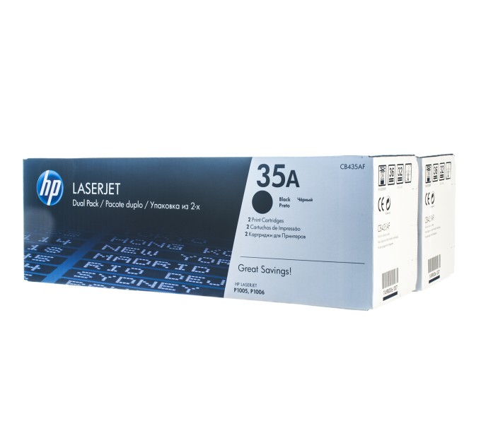 Картридж 35A чорний HP (CB435AD/CB435AF)