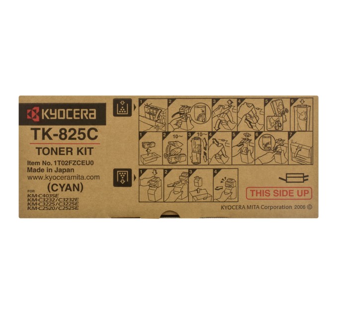 Тонер-картридж TK-825 блакитний Kyocera Mita (1T02FZCEU0)