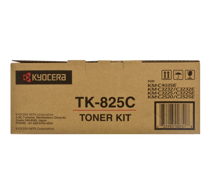Тонер-картридж TK-825 блакитний Kyocera Mita (1T02FZCEU0)