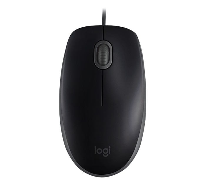 Миша USB B110 Optical Silent, чорна Logitech (910-005508)