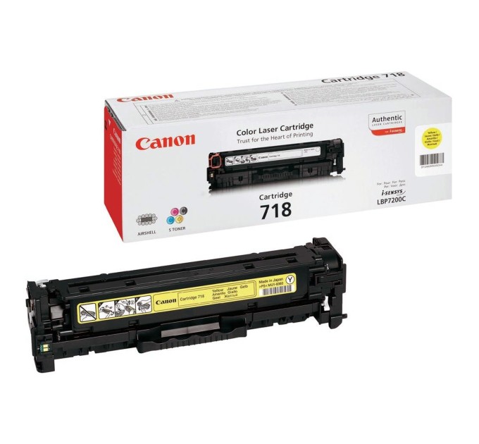 Картридж 718 жовтий Canon (2659B002)