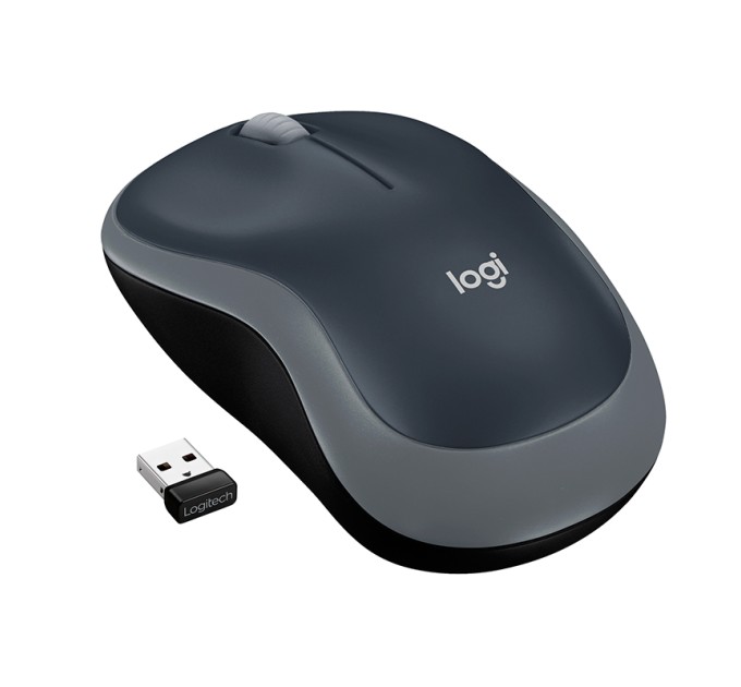 Миша бездротова M185 Cordless, сіра Logitech (910-002238)